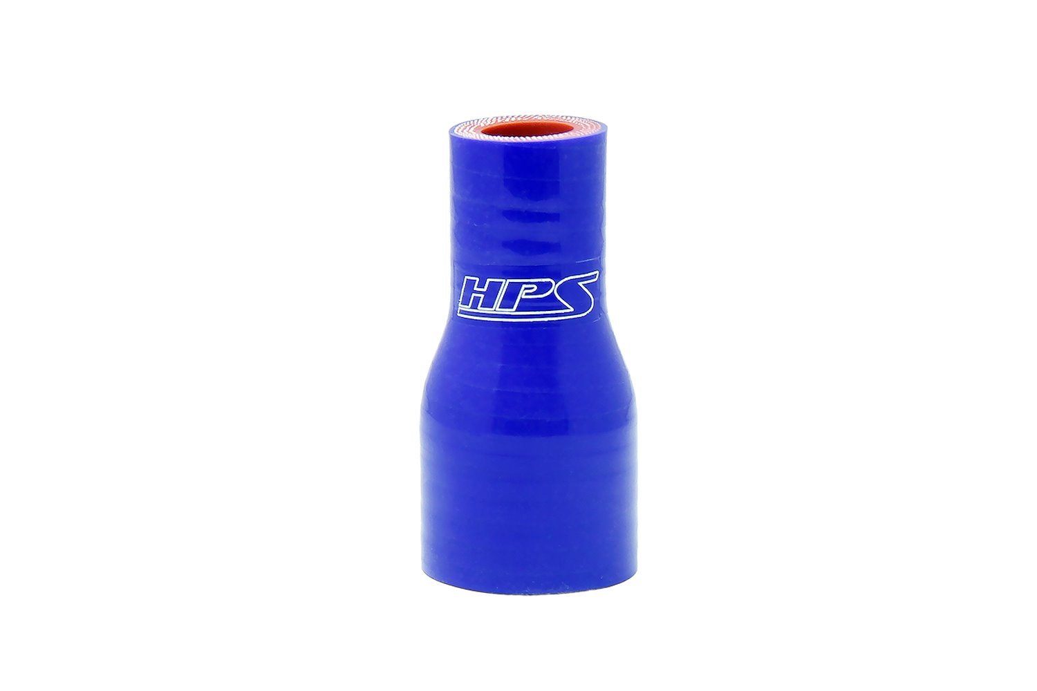 HTSR-031-050-BLUE Silicone Reducer Hose, High-Temp 4-Ply Reinforced, 5/16 in. - 1/2 in. ID, 4 in. Long, Blue