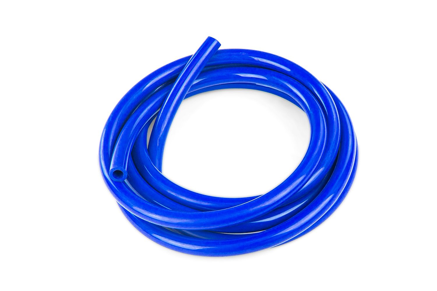 HTSVH3-BLUEx10 High-Temperature Silicone Vacuum Hose Tubing, 1/8 in. ID, 10 ft. Roll, Blue