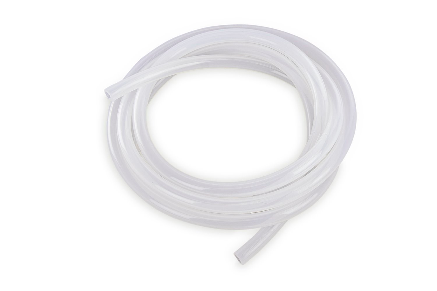 HTSVH3-CLEARx5 High-Temperature Silicone Vacuum Hose Tubing, 1/8 in. ID, 5 ft. Roll, Clear