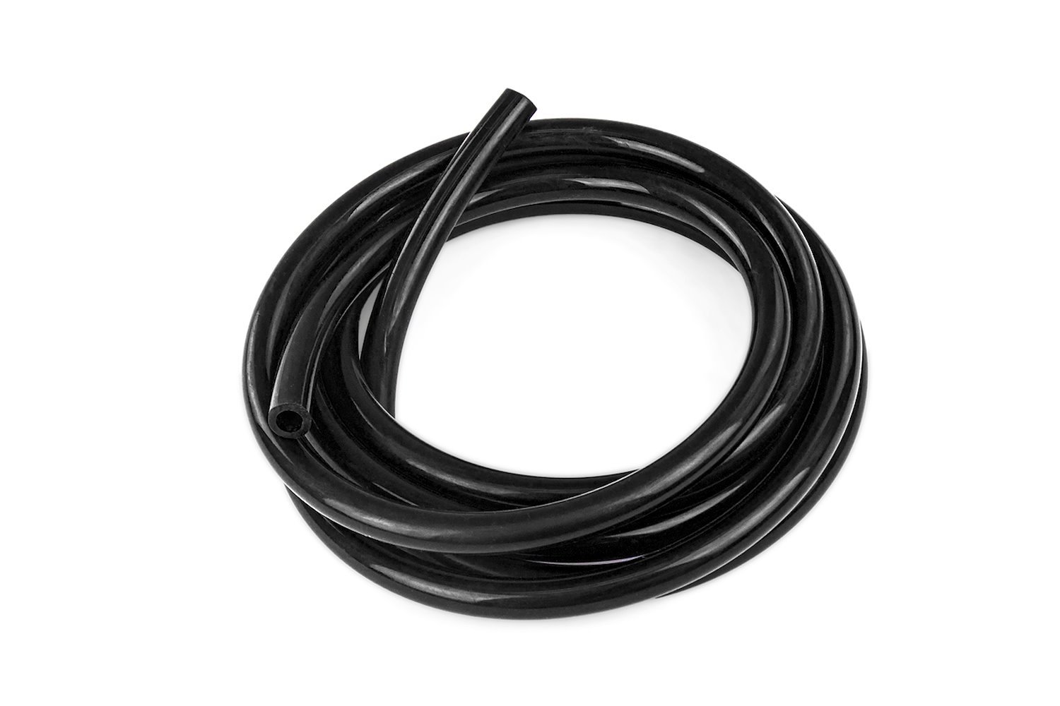 HTSVH3TW-BLKx10 High-Temperature Silicone Vacuum Hose Tubing, 1/8 in. ID, 10 ft. Roll, Black