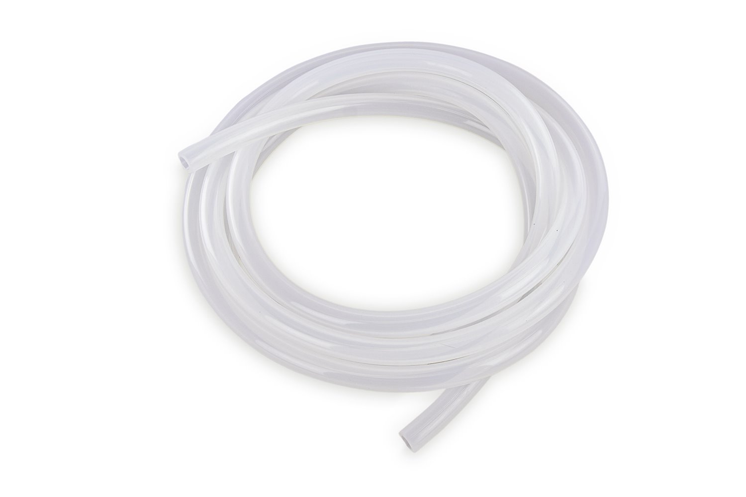 HTSVH3TW-CLEARx5 High-Temperature Silicone Vacuum Hose Tubing, 1/8 in. ID, 5 ft. Roll, Clear