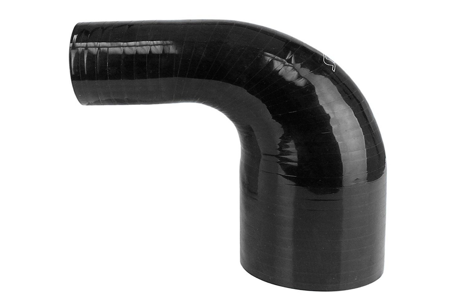 HTSER90-275-400-BLK Silicone 90-Degree Elbow Hose, High-Temp 4-Ply Reinforced, 2-3/4 in. - 4 in. ID, Black