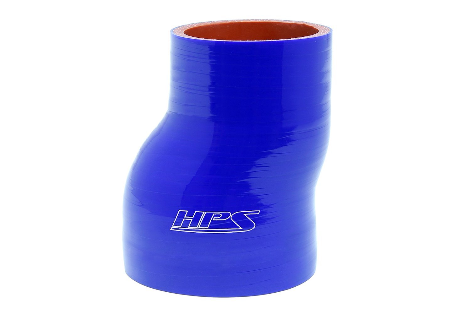 HTSOR-200-250-L6-BLUE Silicone Offset Reducer Hose, High-Temp Reinforced, 2 in. - 2-1/2 in. ID, 6 in. Long, Blue