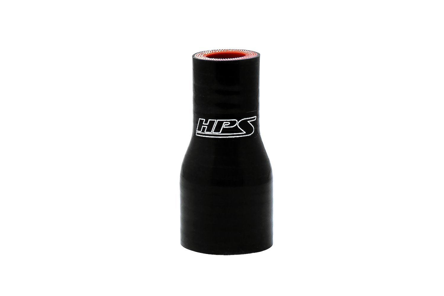 HTSR-125-175-L4-BLK Silicone Reducer Hose, High-Temp Reinforced, 1-1/4 in. - 1-3/4 in. ID, 4 in. Long, Black