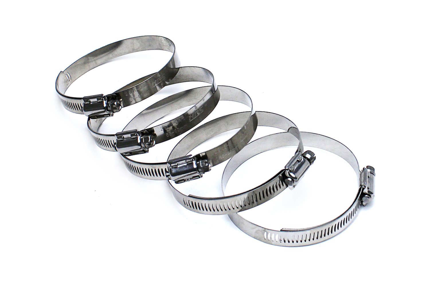 SSWC-59-83x5 Stainless Steel Worm Gear Hose Clamp, Effective Range: 2-5/16 in.- 3-1/4 in., 5Pc