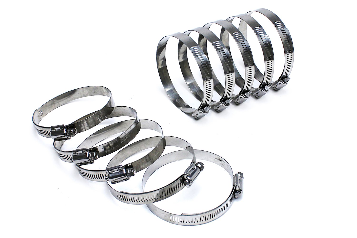 SSWC-130-152x10 Stainless Steel Worm Gear Hose Clamp, Effective Range: 5-5/8 in.- 6-1/2 in., 10Pc