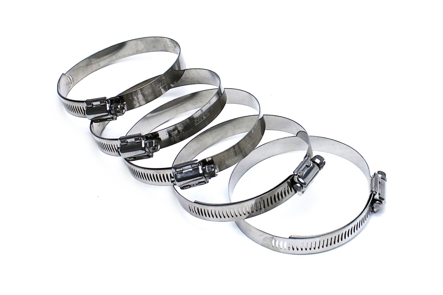 SSWC-78-102x5 Stainless Steel Worm Gear Hose Clamp, Effective Range: 3-1/16 in.- 4 in., 5Pc
