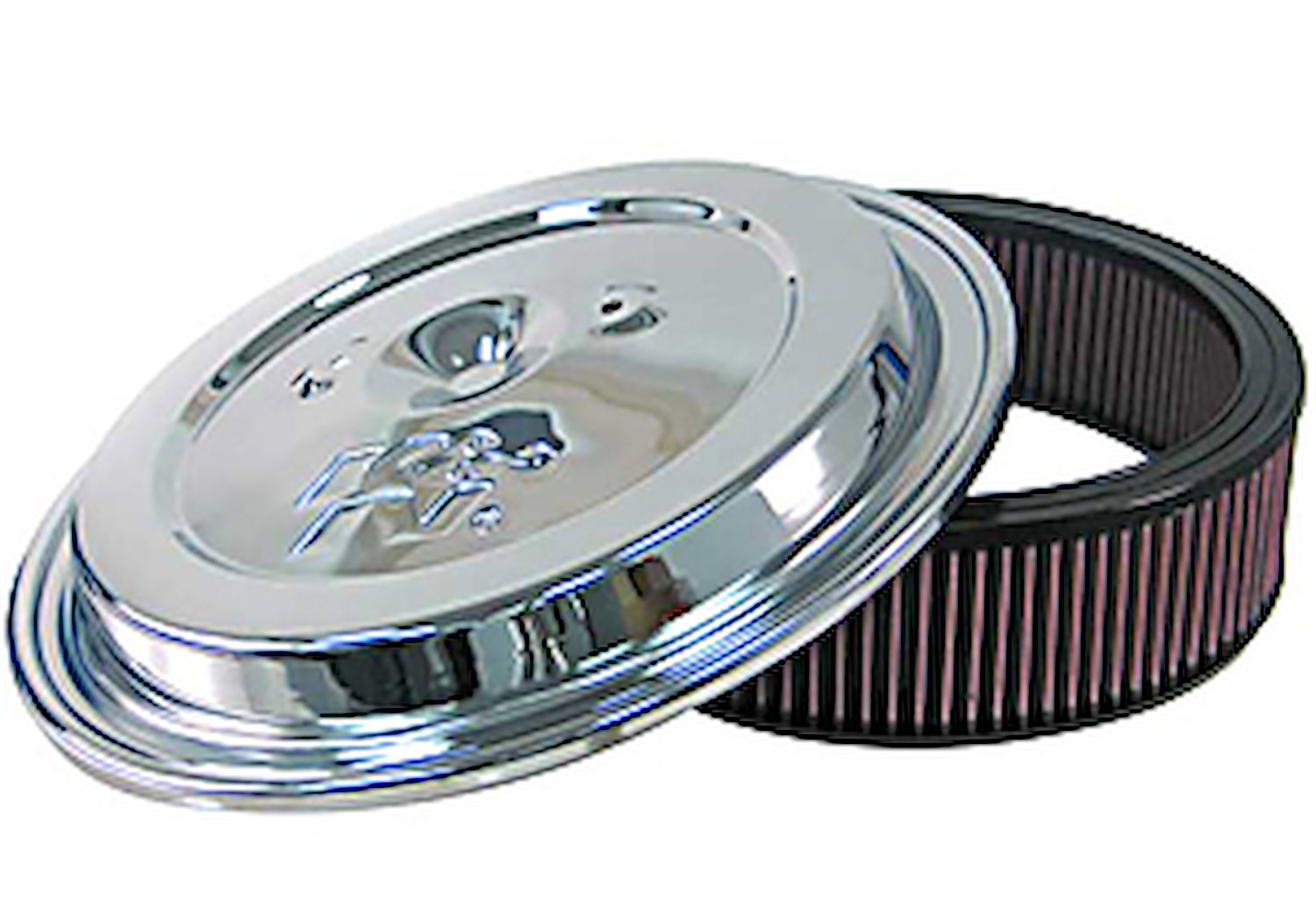 Chrome Air Cleaner Lid & Filter 1968-92 GM