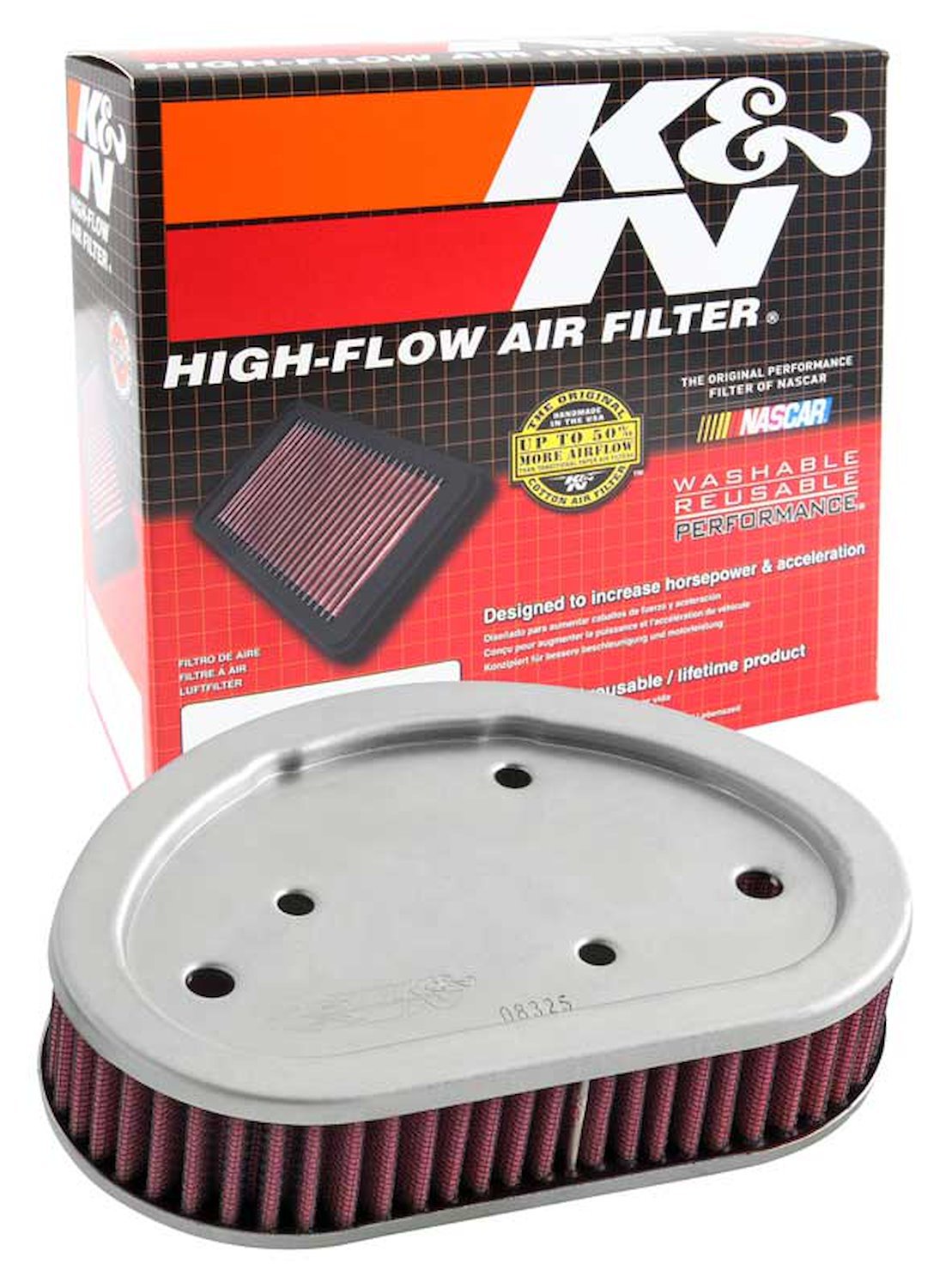 High-Performance Replacement Air Filter 2008-2013 Harley Davidson