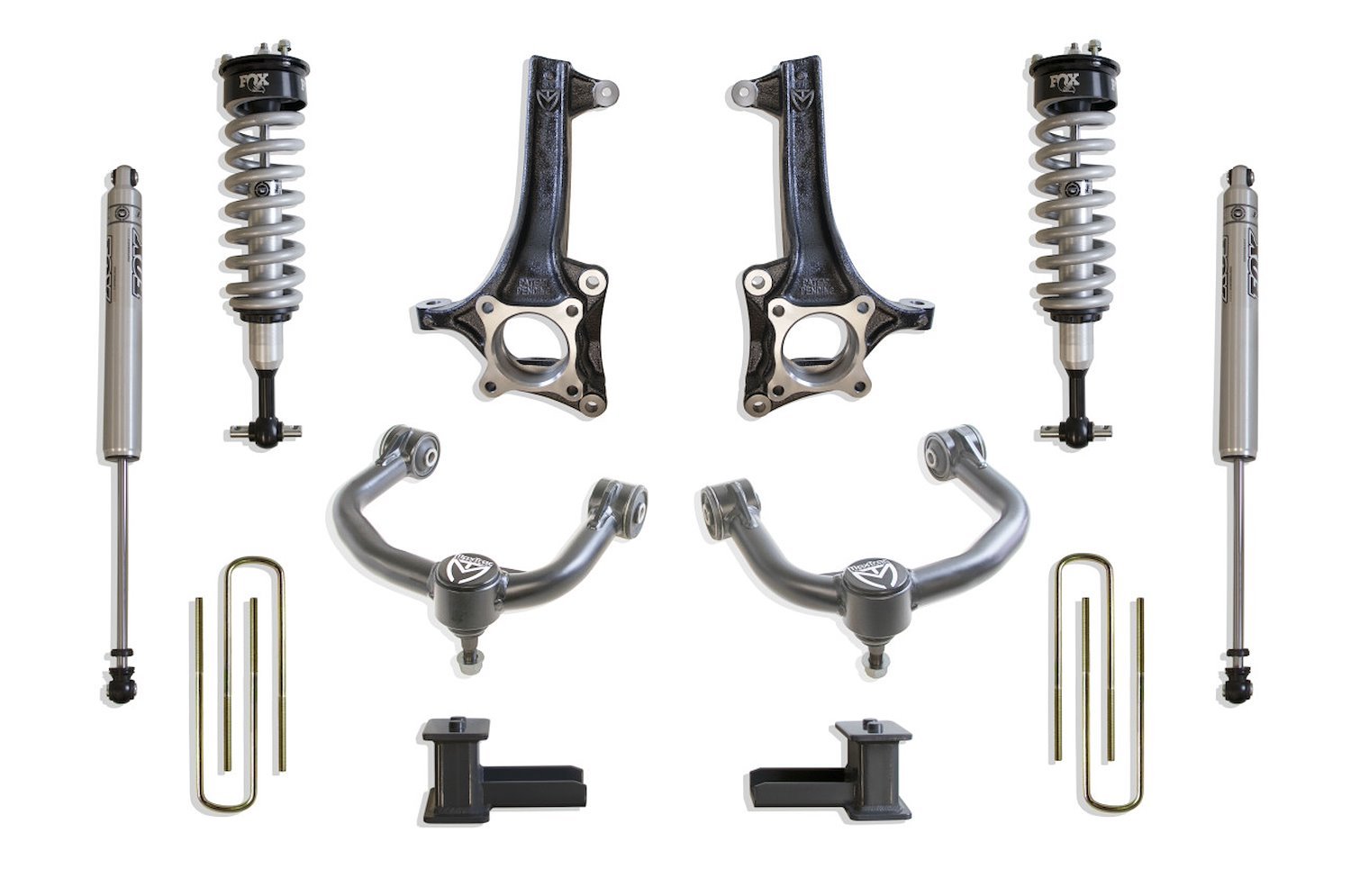 K884175F 7.5 in. Lift Kit with Fox Shocks Fits Select Ford F-150 2WD