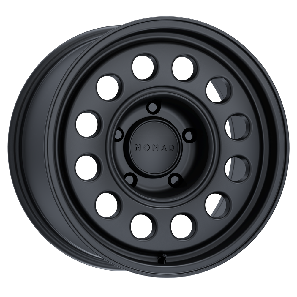 N501SB CONVOY Wheel, Size: 17" x 7.50", Bolt Pattern: 5 x 130 mm, Backspace: 6.22" [Finish: Satin Black]