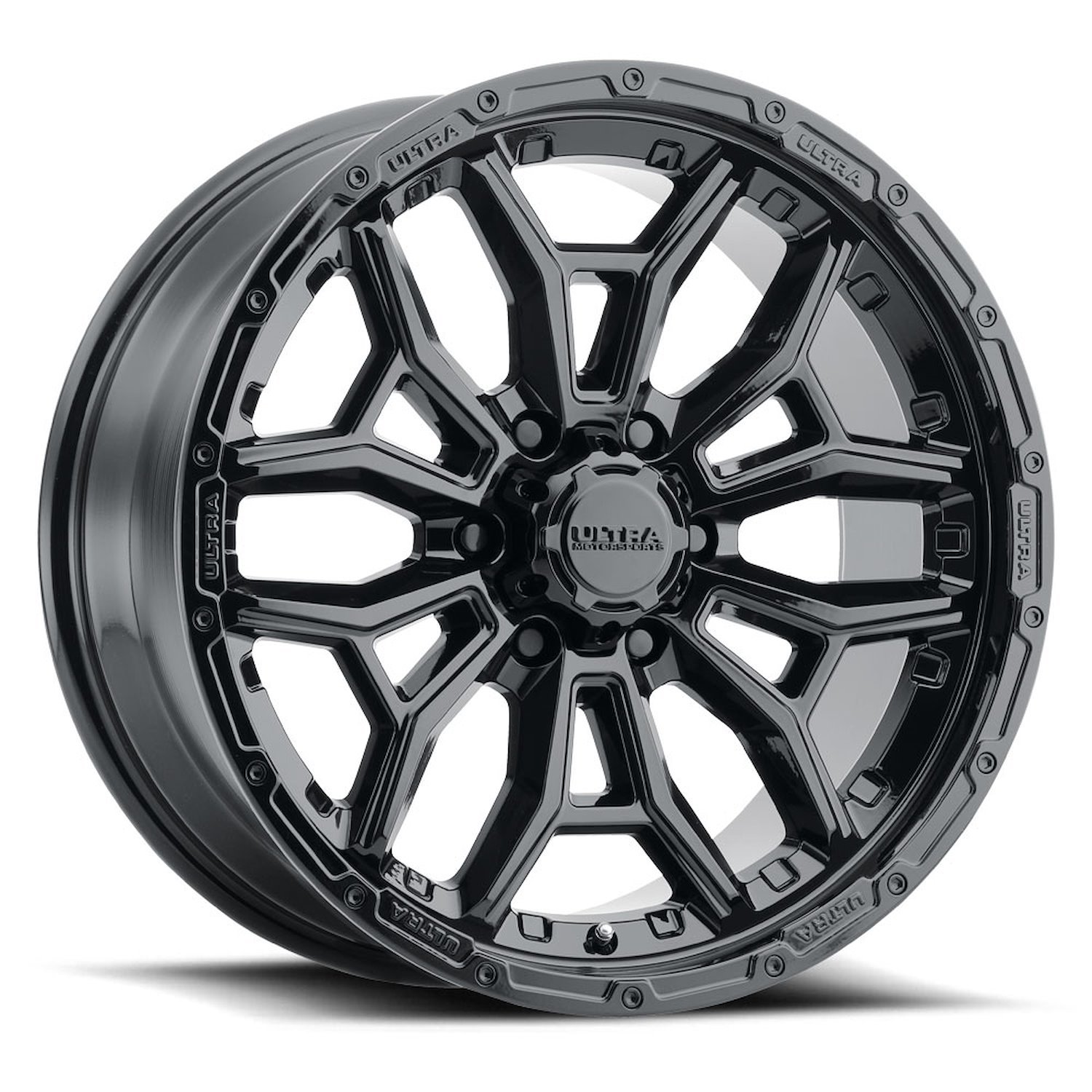 126-2188BK25 126 Warmonger 6 Wheel [Size: 20" x 10"] Gloss Black