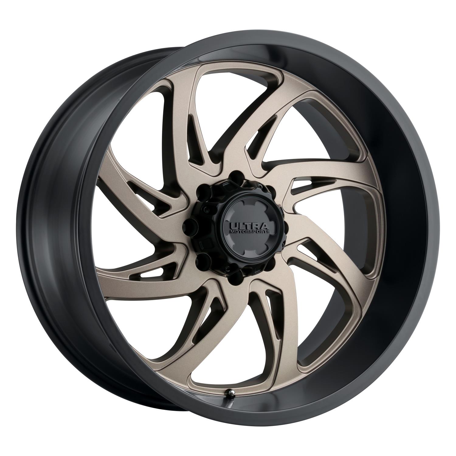 230-Series Villain Wheel, Size: 20x9", Bolt Pattern: 5x150 mm [Dark Satin Bronze w/Satin Black Lip]