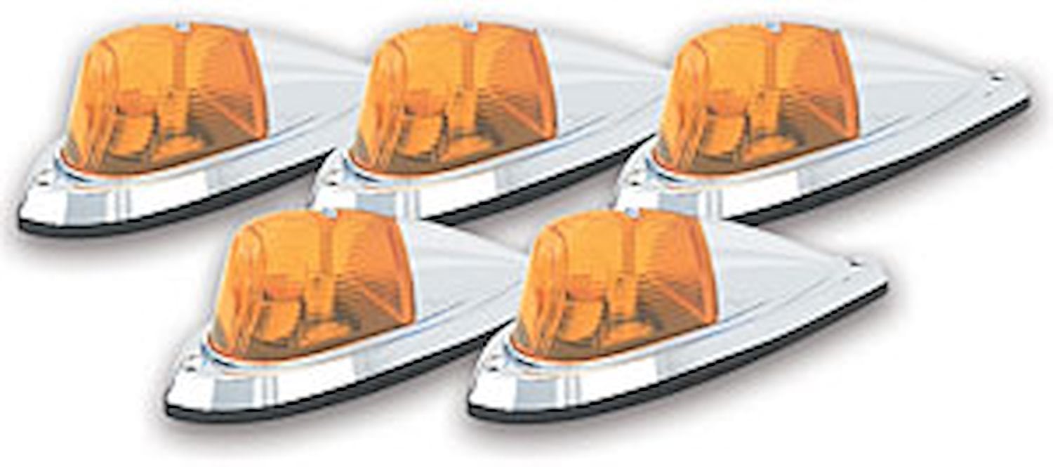 Hi-Five Cab Roof Lights Deluxe Triple Plated Chrome