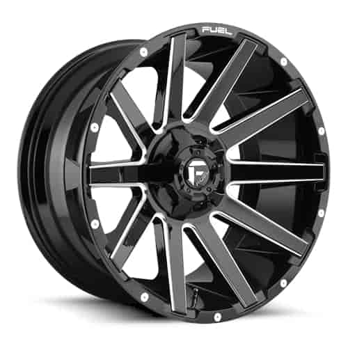 D615 Contra One Piece Cast Aluminum Wheel Size: 20" x 9"