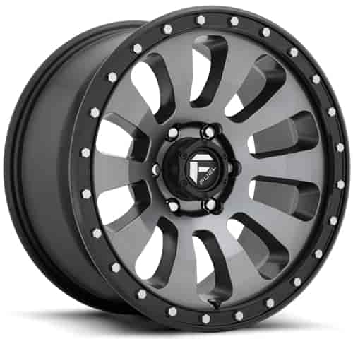 D648 Tactic One-Piece Cast Aluminum Wheel - Size: 18 in. x 9 in. - 5 x 150 mm - Anthracite w/Black Lip
