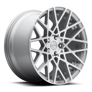 Rotiform R110 BLQ Wheel [Size: 19" x 8.5"] Gloss Silver w/Machined Edge