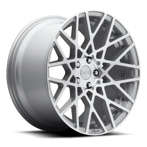 Rotiform R110 BLQ Wheel [Size: 19" x 8.5"] Gloss Silver w/Machined Edge