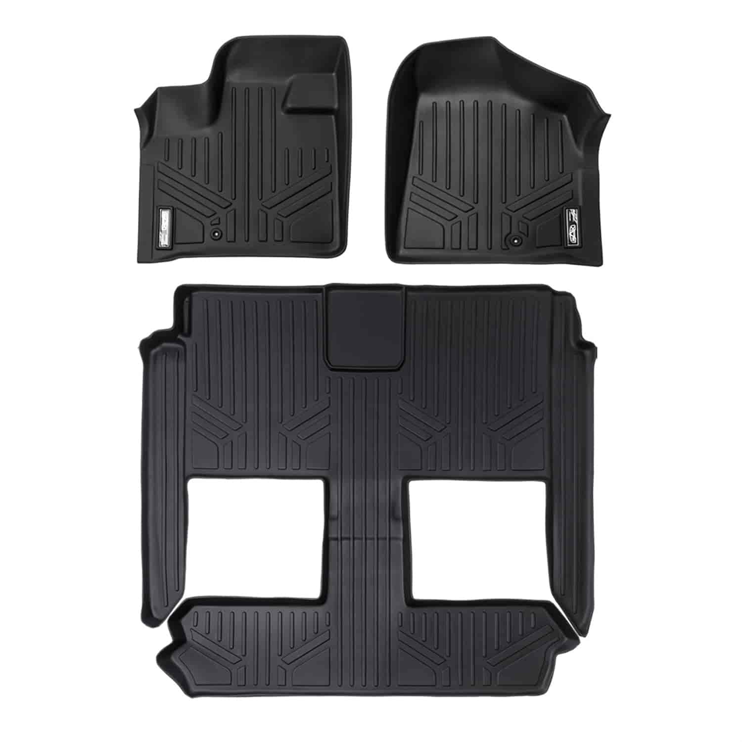 MAXFLOORMAT Floor Mat Set Black