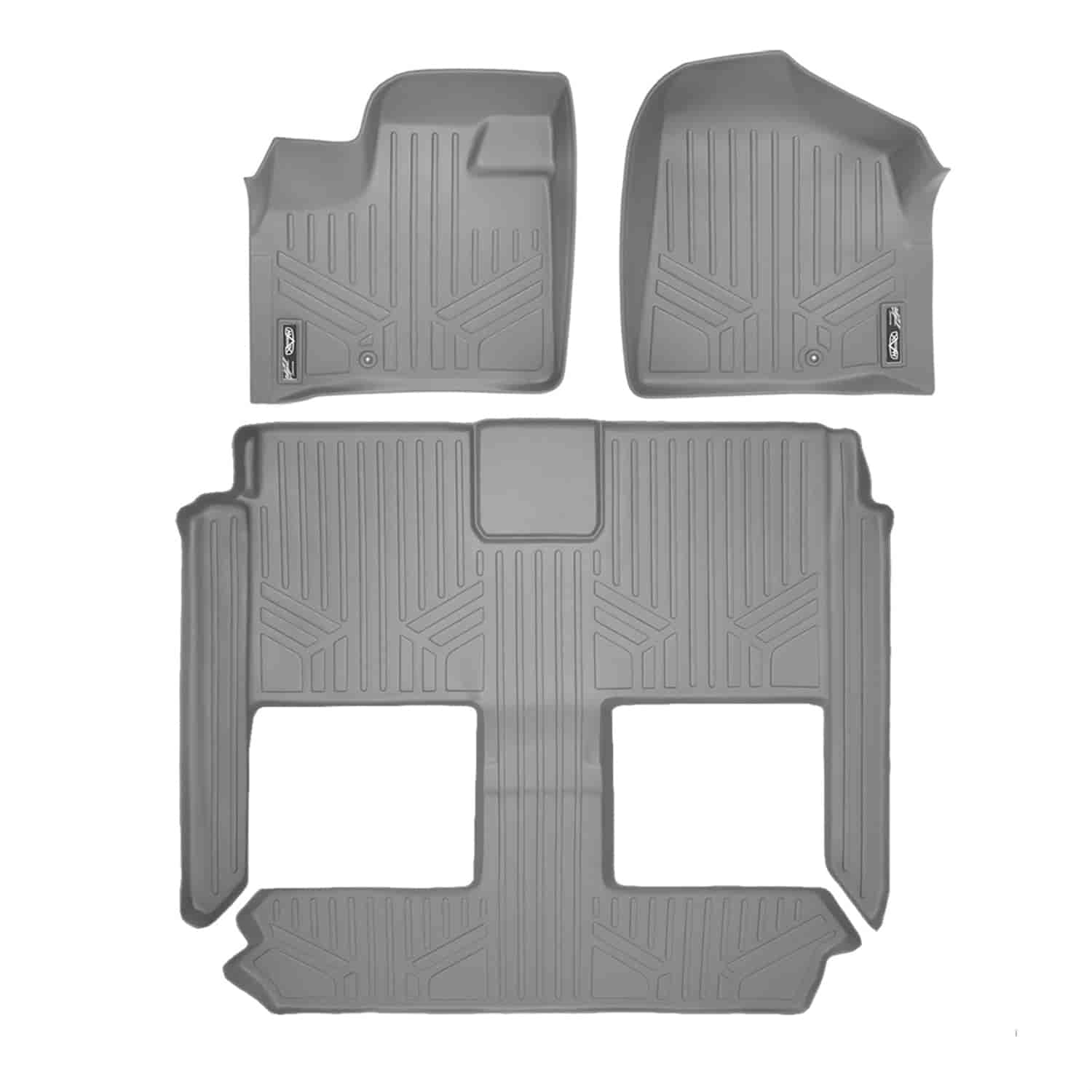 MAXFLOORMAT Floor Mat Set Grey