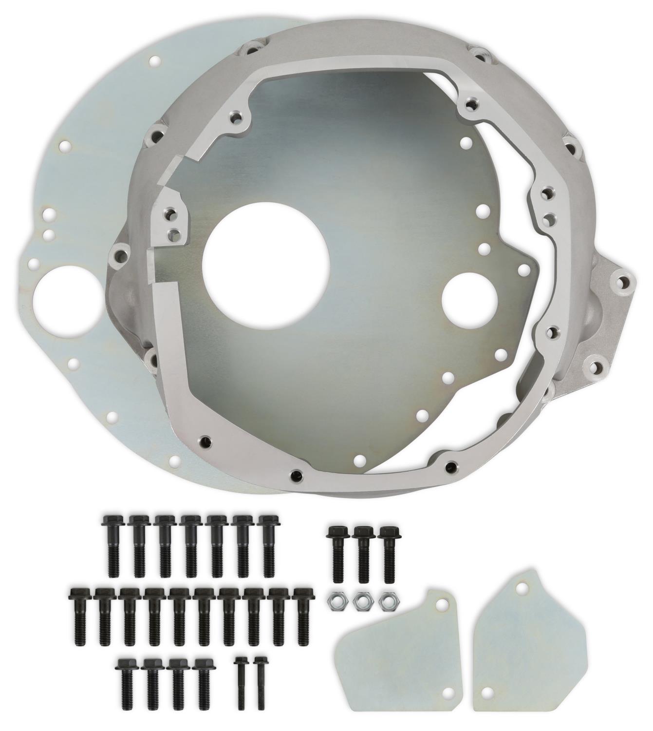 Cast-Aluminum Bellhousing Kit for Mopar Gen lll Hemi with GM-Pattern T56 and T-56 Magnum Transmissions