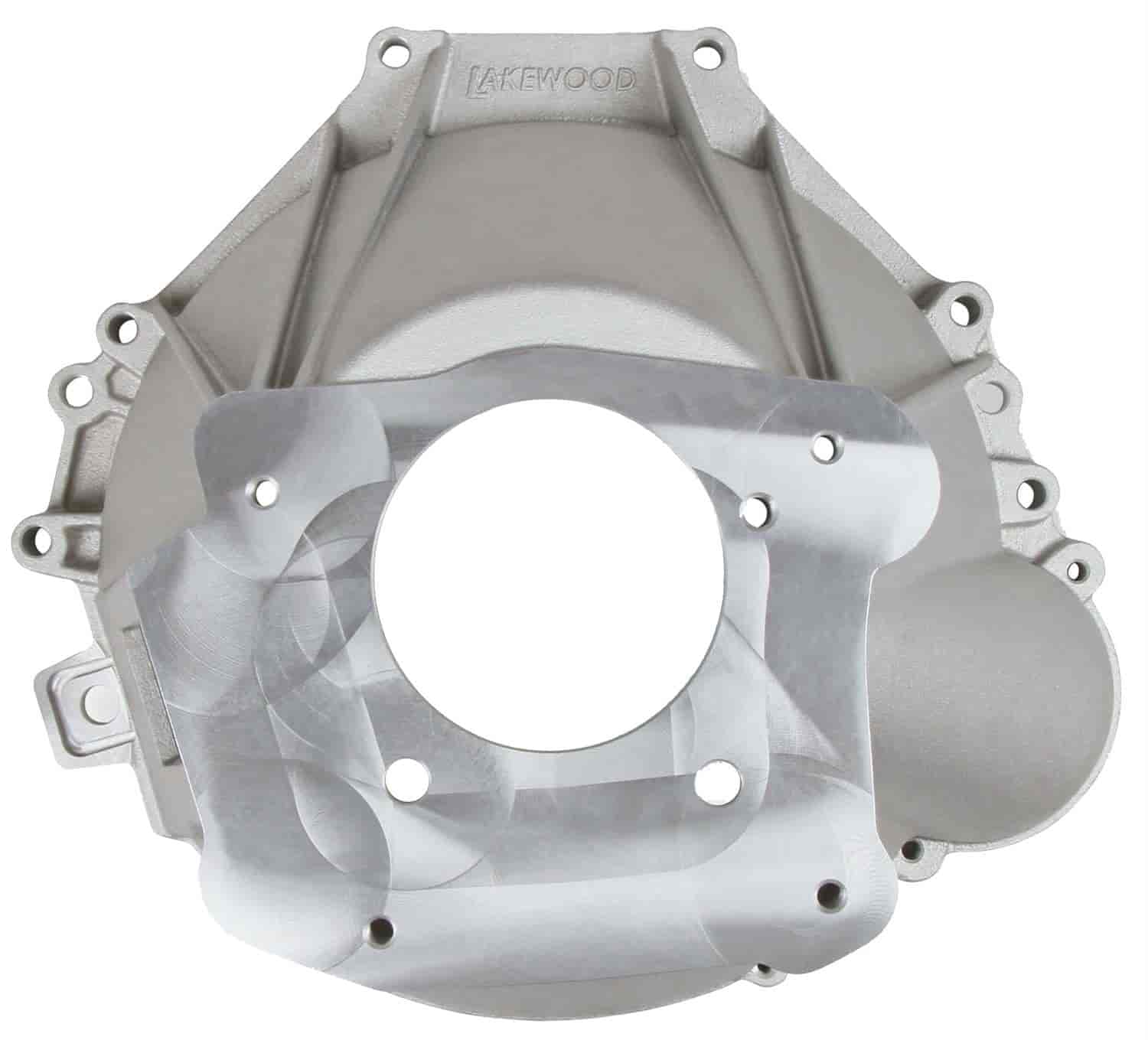 Cast-Aluminum Bellhousing for Small Block Ford Engine to Ford-Style T5 Transmission
