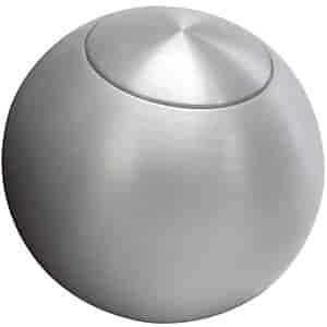 Solid Round Shifter Knob - With Plain Button