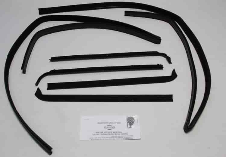 1980-87 FORD TRUCK AND 80-86 BRONCO SUPER KIT INCLUDES FELTKIT DIVISION BARS / UPPER CHANNELS
