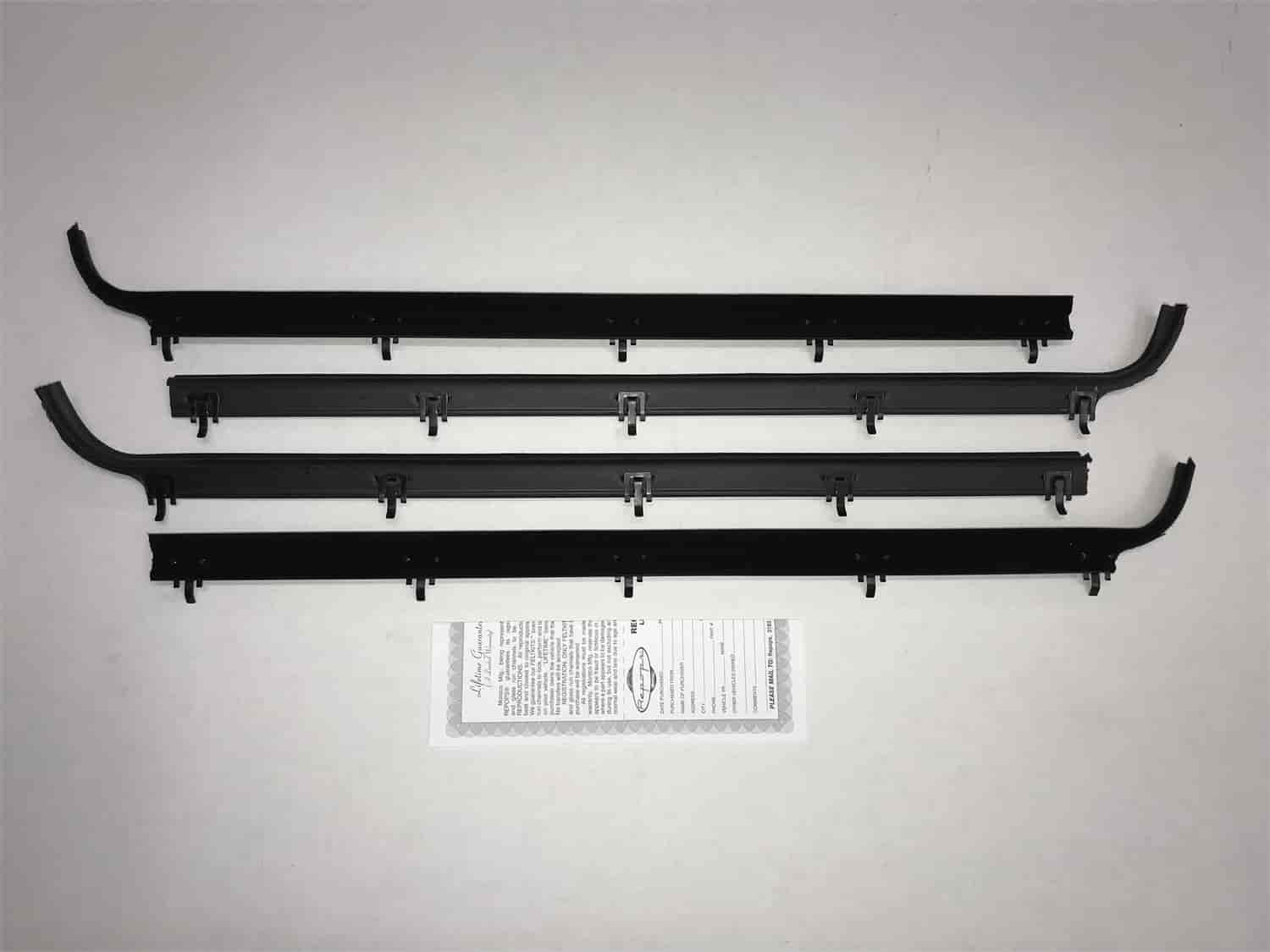 1983-88 FORD RANGER WITH VENT WINDOW FELTKIT 4 PC