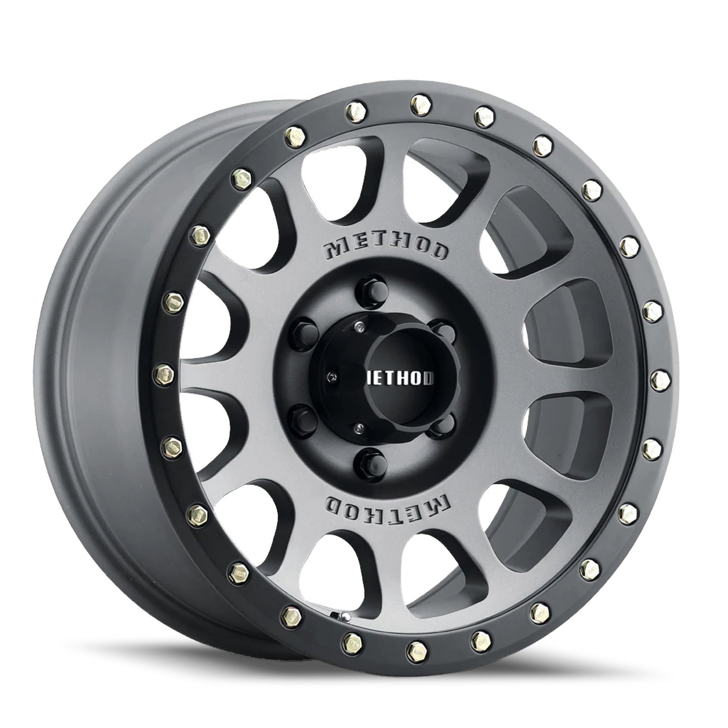 MR30578550800 STREET MR305 NV Wheel [Size: 17" x 8.5"] Titanium w/ Matte Black Lip