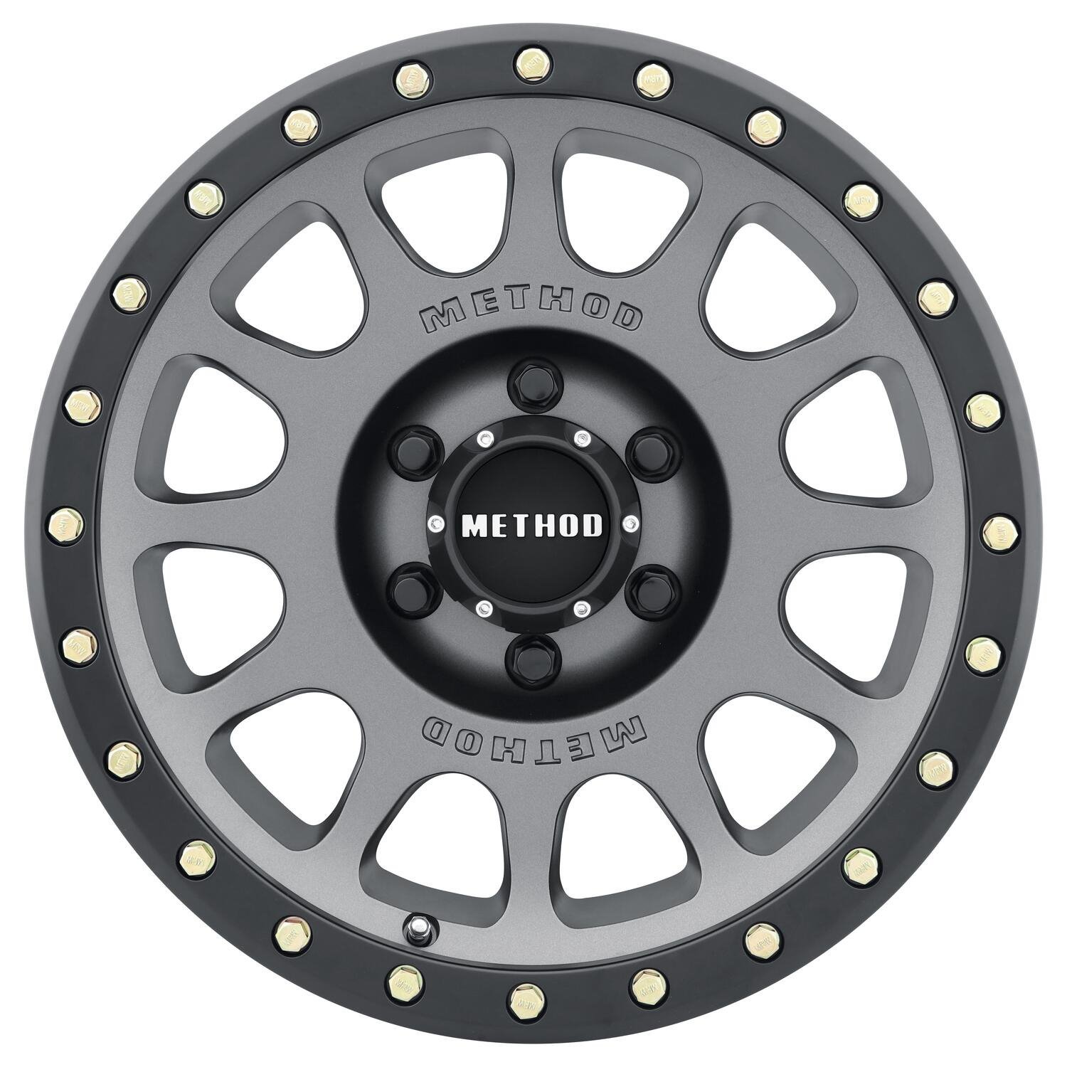 MR30578555800 STREET MR305 NV Wheel [Size: 17" x 8.5"] Titanium w/ Matte Black Lip