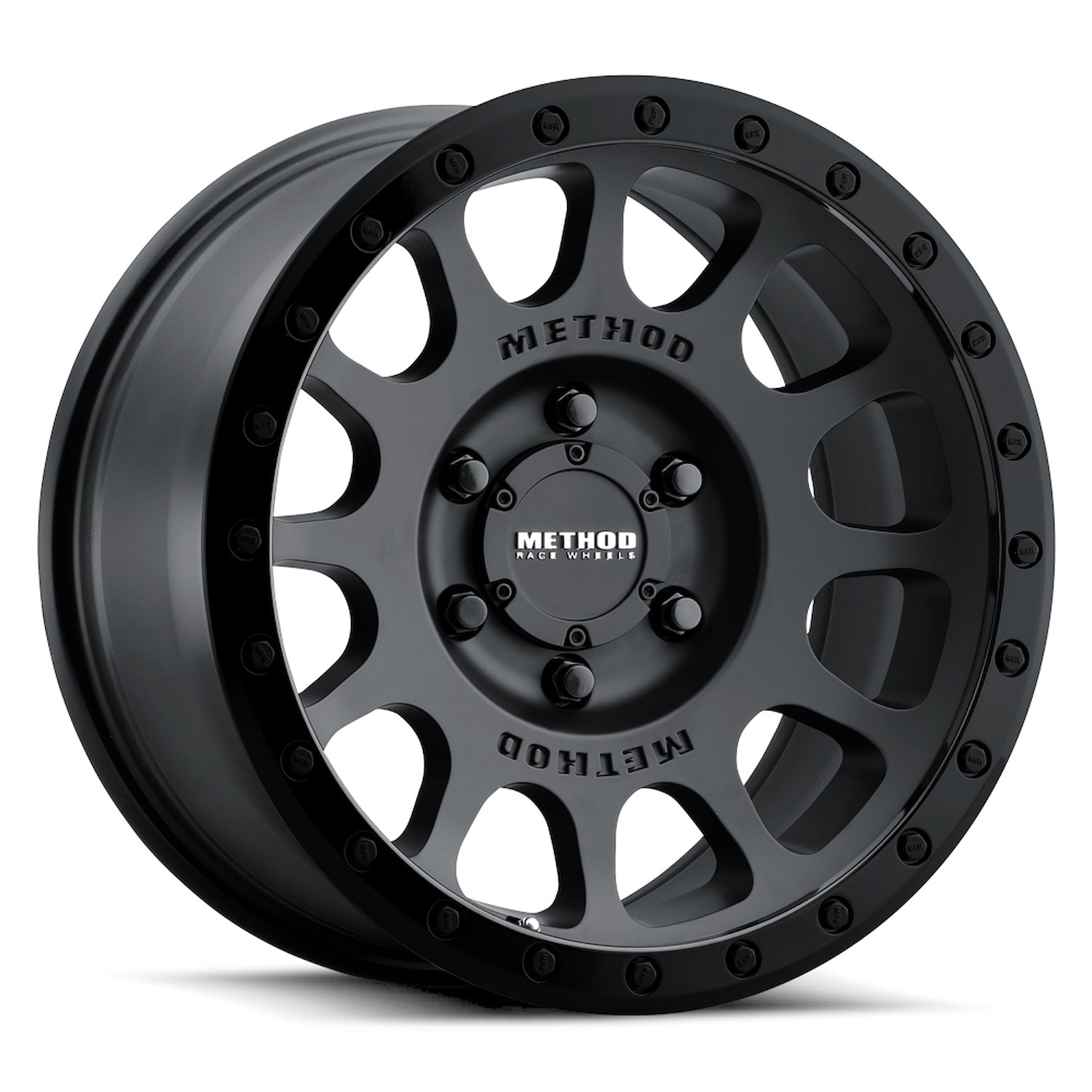 MR305890581025 STREET MR305 NV Wheel [Size: 18" x 9"] Matte Black w/ Gloss Black Lip