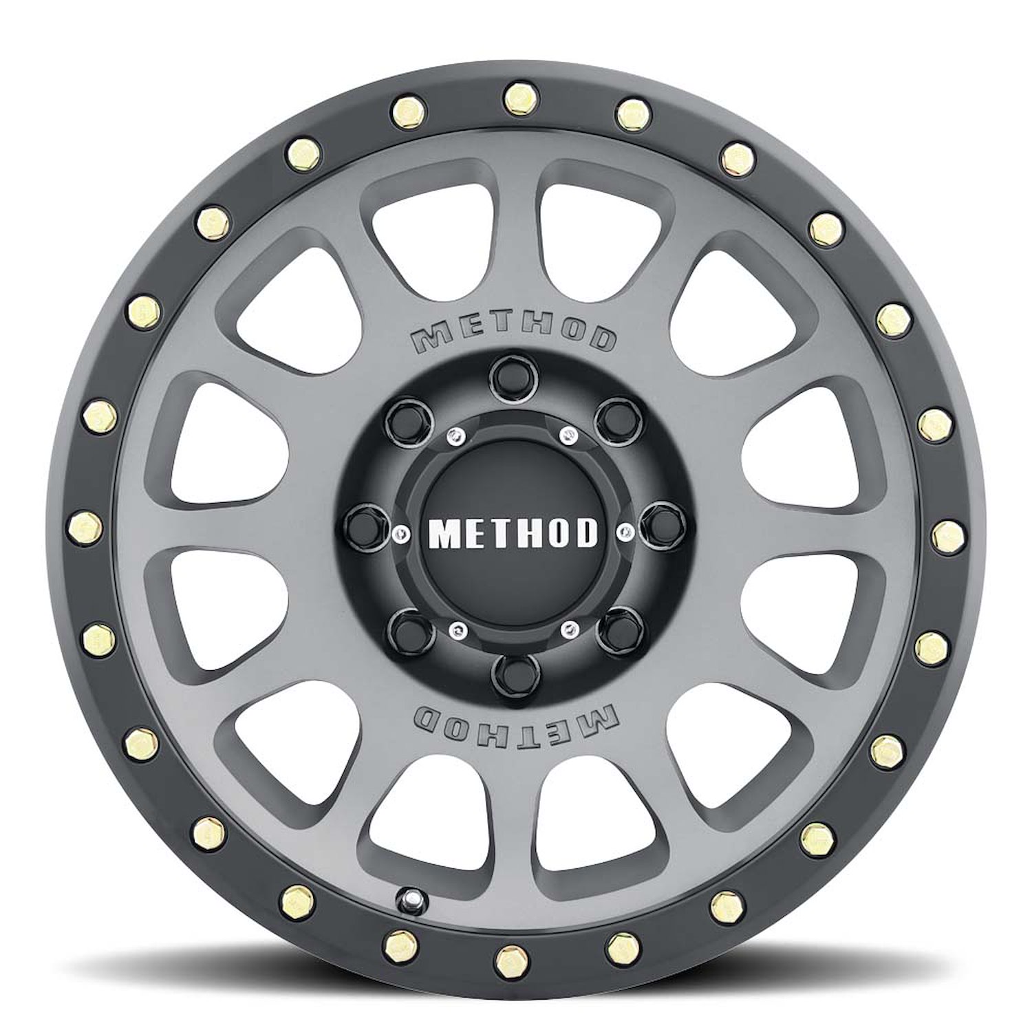 MR30589087818 STREET MR305 NV Wheel [Size: 18" x 9"] Titanium w/ Matte Black Lip