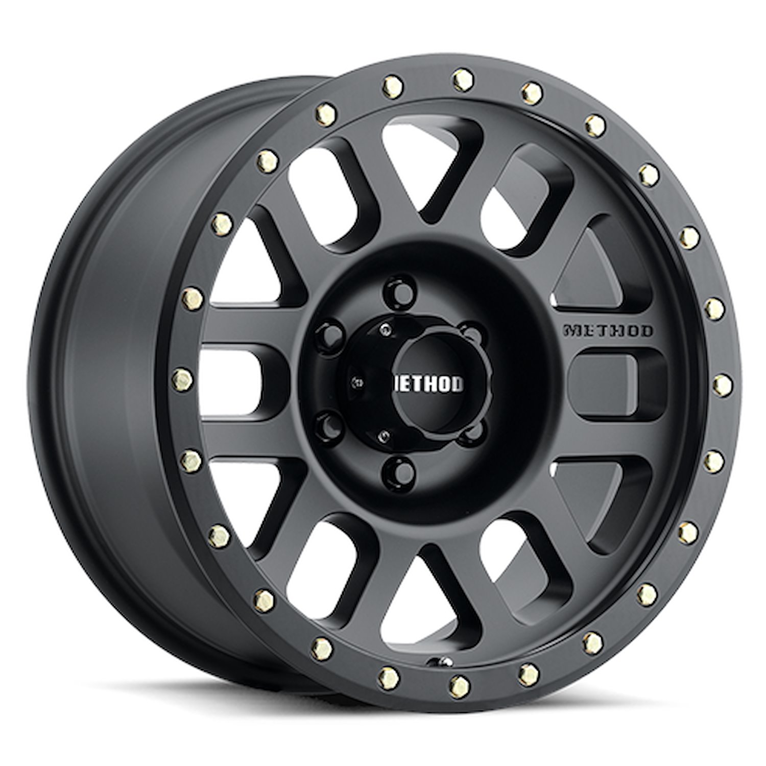 MR30989060800 STREET MR309 Grid Wheel [Size: 18" x 9"] Titanium w/ Matte Black Lip