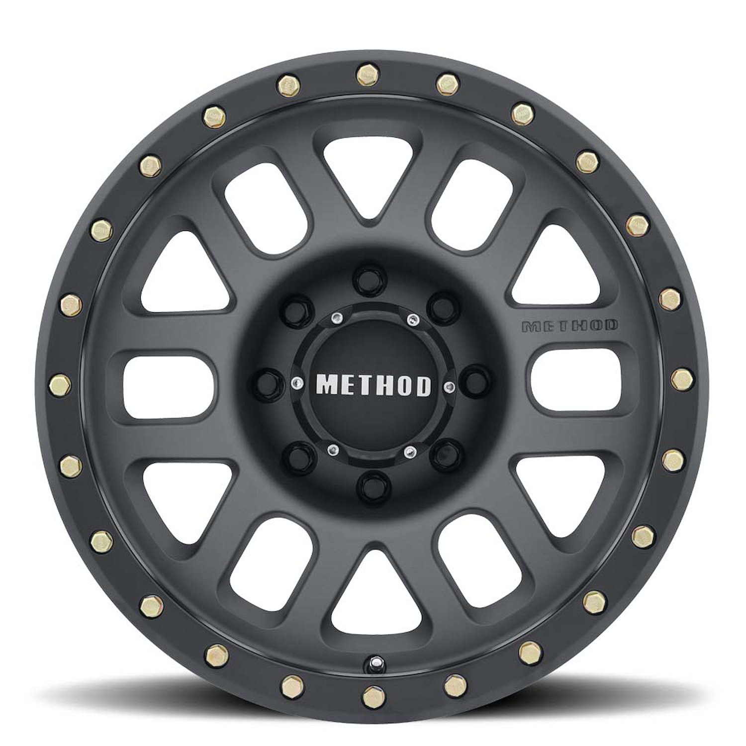 MR30989080818 STREET MR309 Grid Wheel [Size: 18" x 9"] Titanium w/ Matte Black Lip