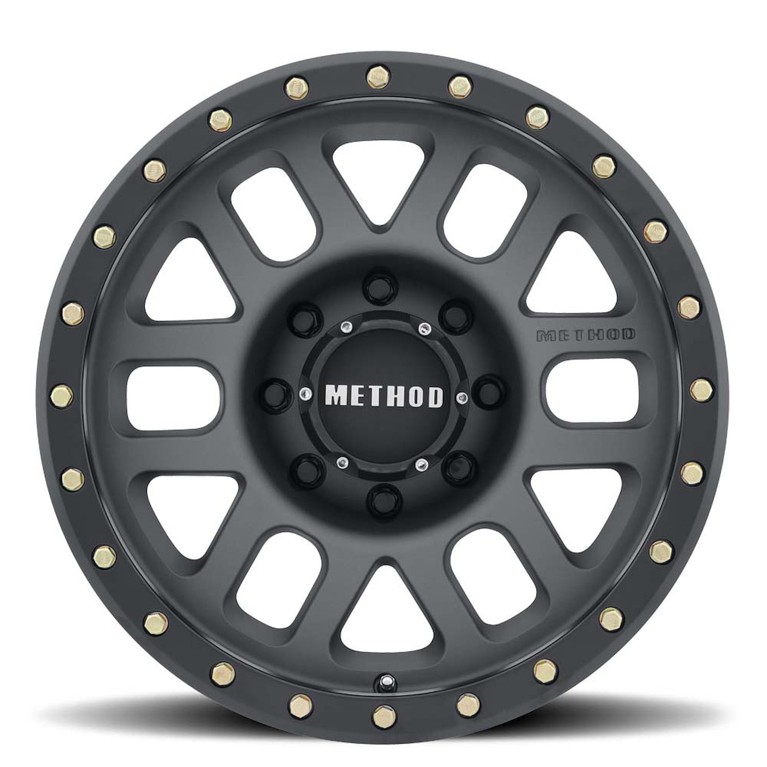 MR30989087818 STREET MR309 Grid Wheel [Size: 18" x 9"] Titanium w/ Matte Black Lip