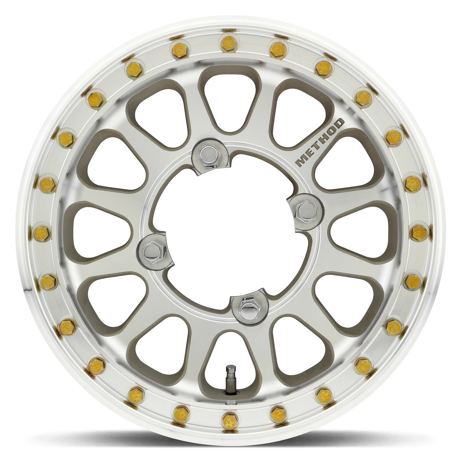 MR40155046300B2 UTV MR401-R UTV Beadlock Wheel [Size: 15" x 5"] Machined w/ Raw