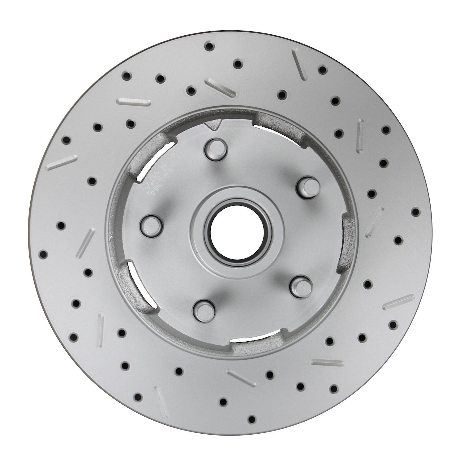 5406001 RCDS Disc Brake Rotor, Cross Drilled & Slotted Front Rotor For Ford 4-Piston Cars