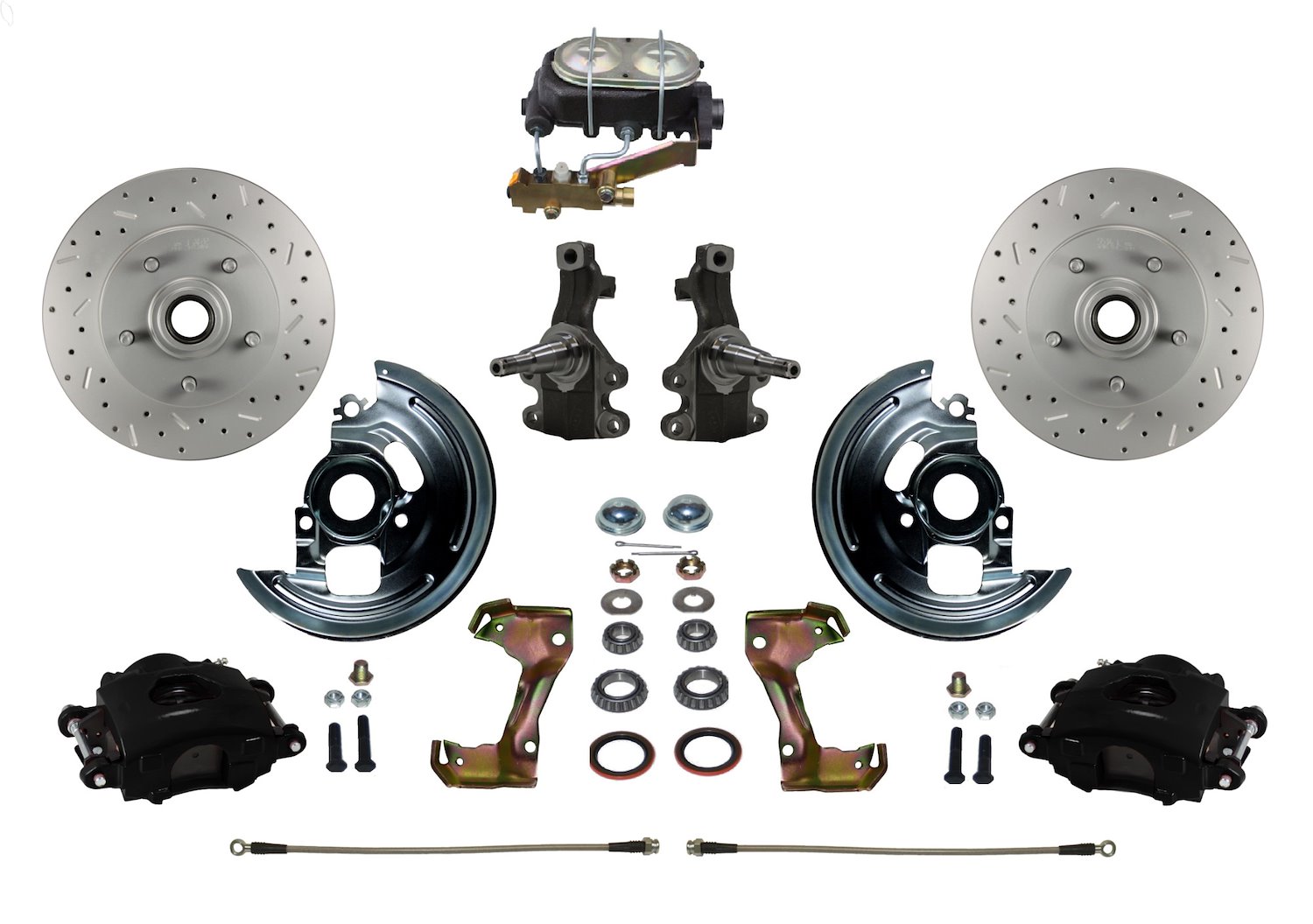 GM A/F/X-Body Front Disc Brake Conversion Kit w/2