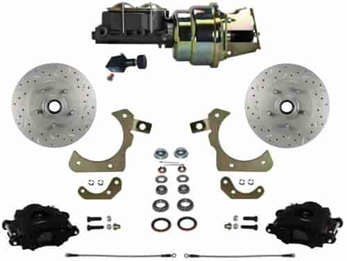 Chevy Tri-Five, GM Full Size Front Disc Brake Conversion Kit for Factory Spindles