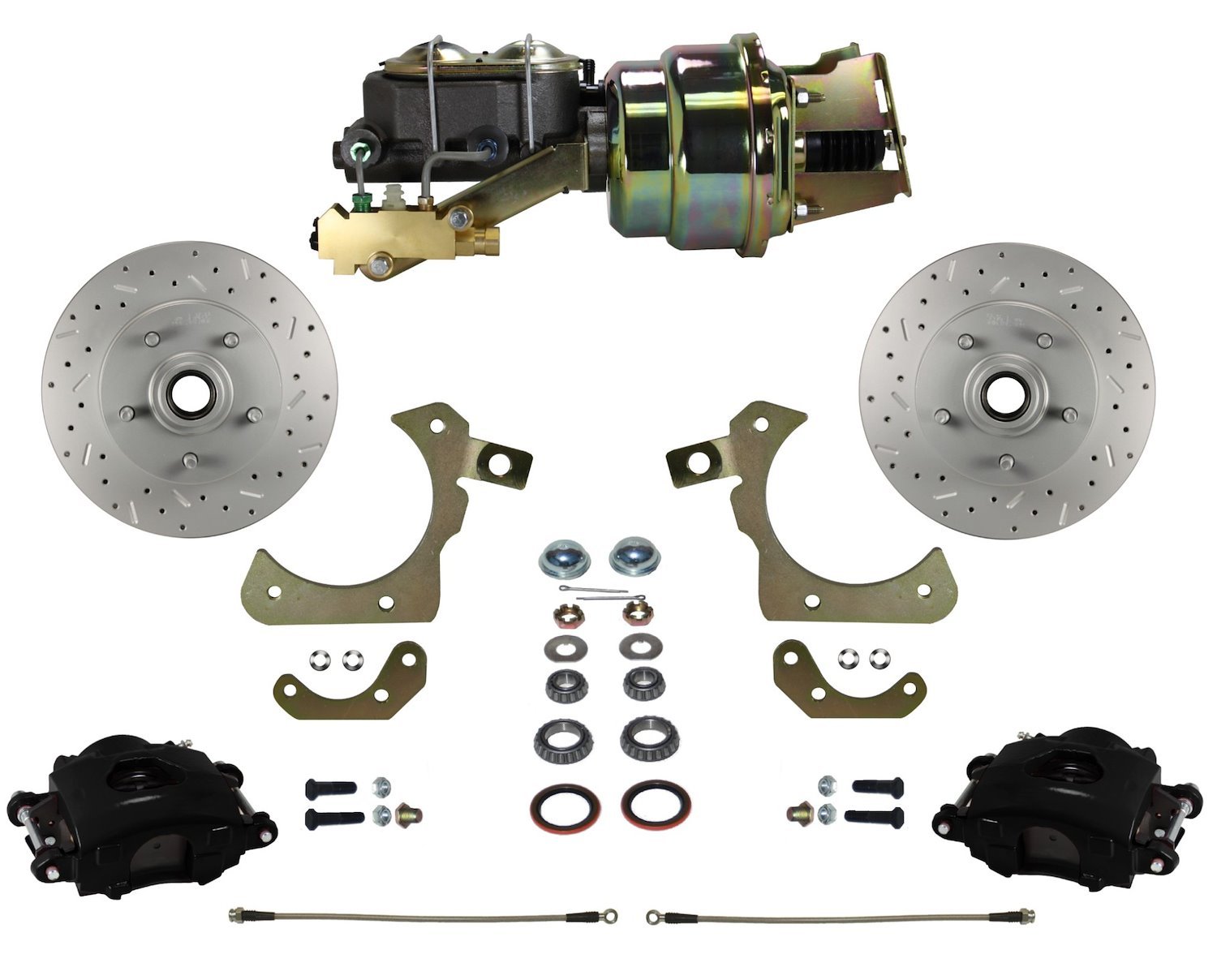 Chevy Tri-Five, GM Full Size Front Disc Brake Conversion Kit for Factory Spindles