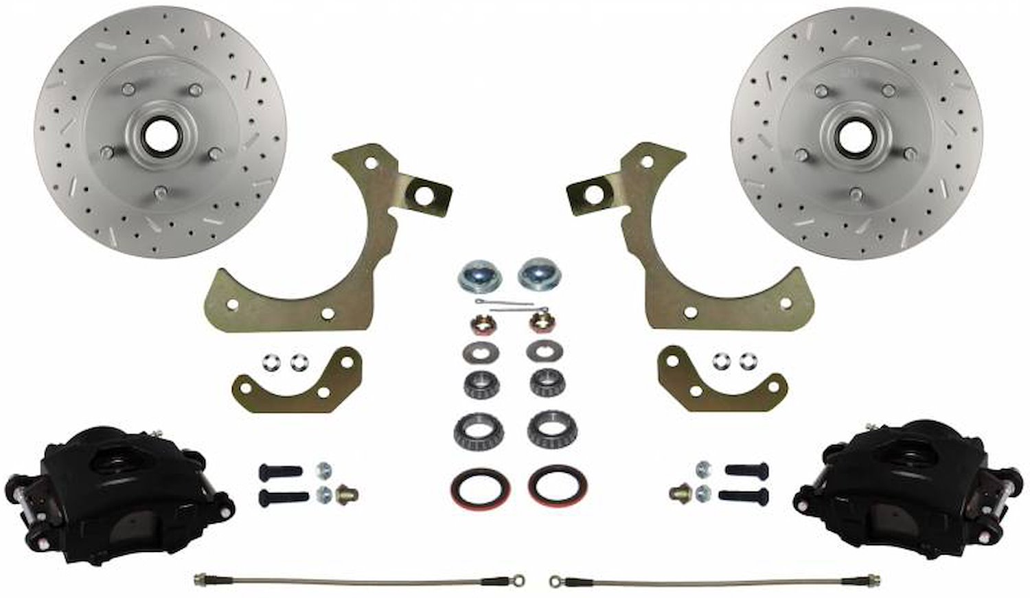 Chevy Tri-Five, GM Full Size Front Disc Brake Conversion Kit for Factory Spindles