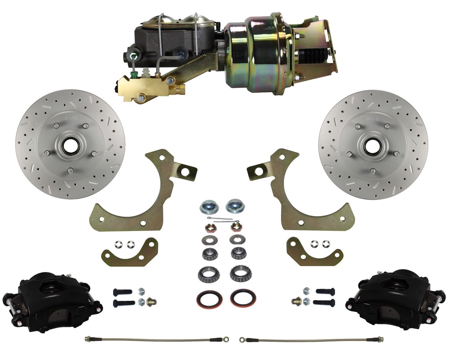 GM B-Body Front Disc Brake Conversion Kit for Factory Spindles