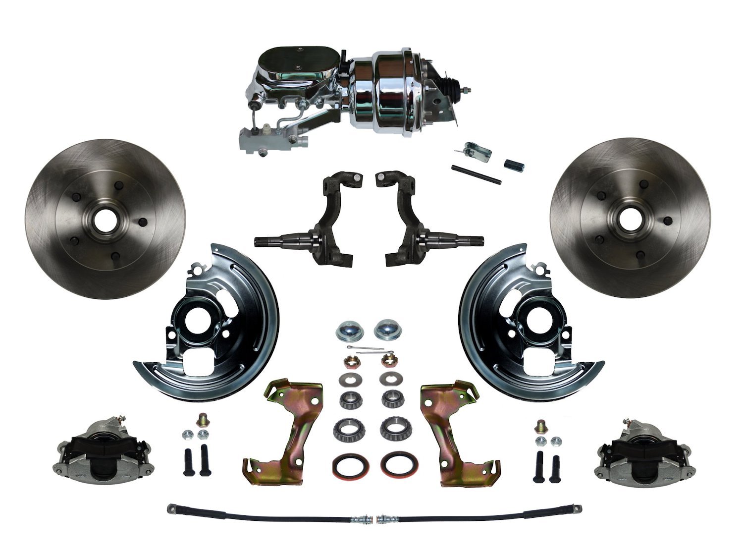 GM A/F/X-Body Front Disc Brake Conversion Kit w/Stock Height Spindles