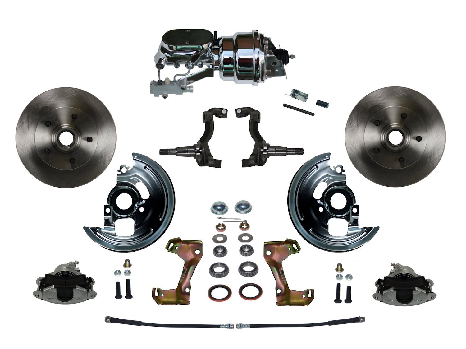 GM A/F/X-Body Front Disc Brake Conversion Kit w/Stock