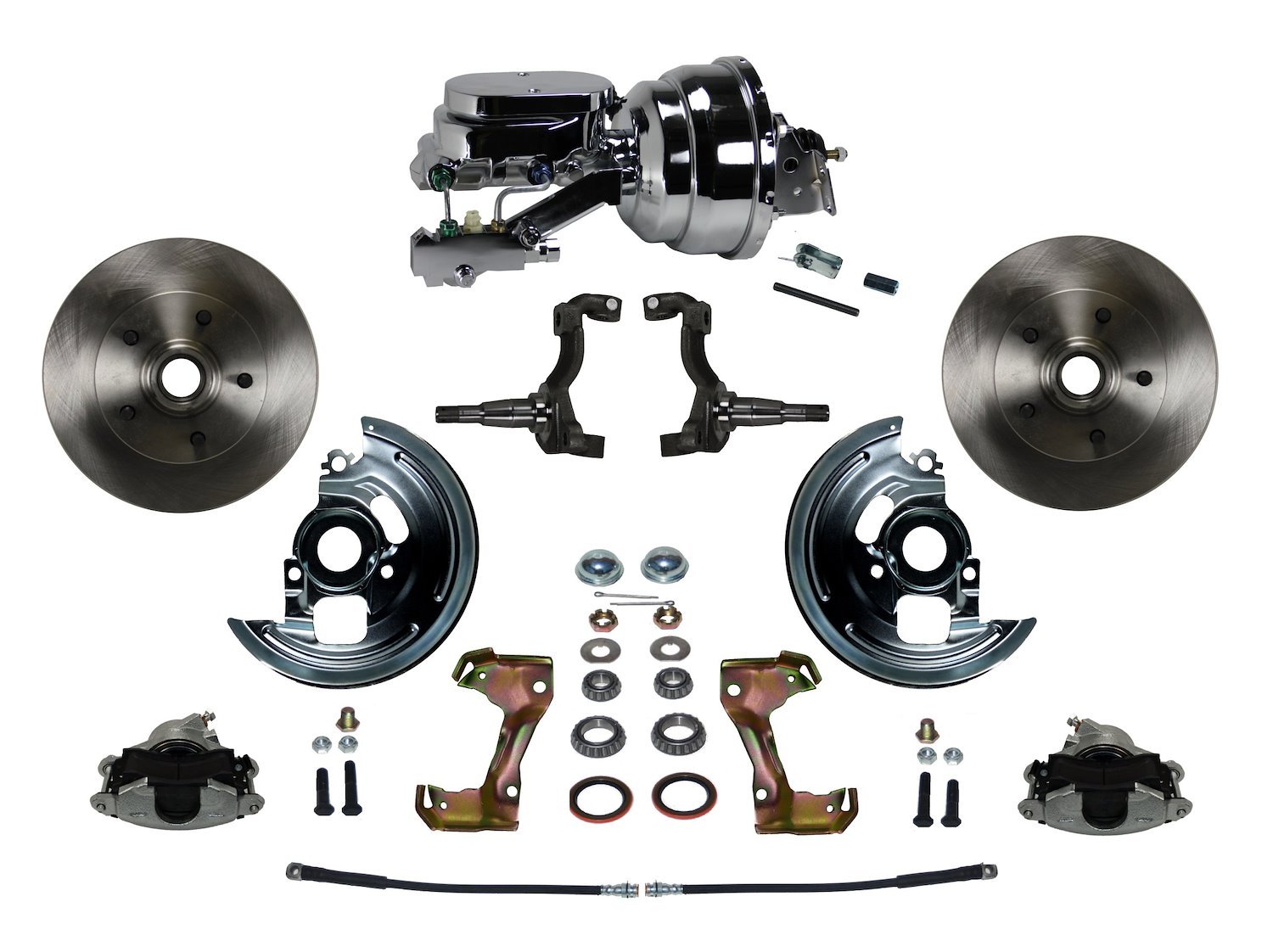 GM A/F/X-Body Front Disc Brake Conversion Kit w/Stock Height Spindles