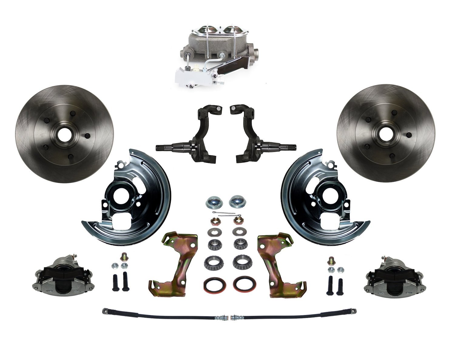 Chevy II/Nova Front Disc Brake Conversion Kit w/Stock Height Spindles