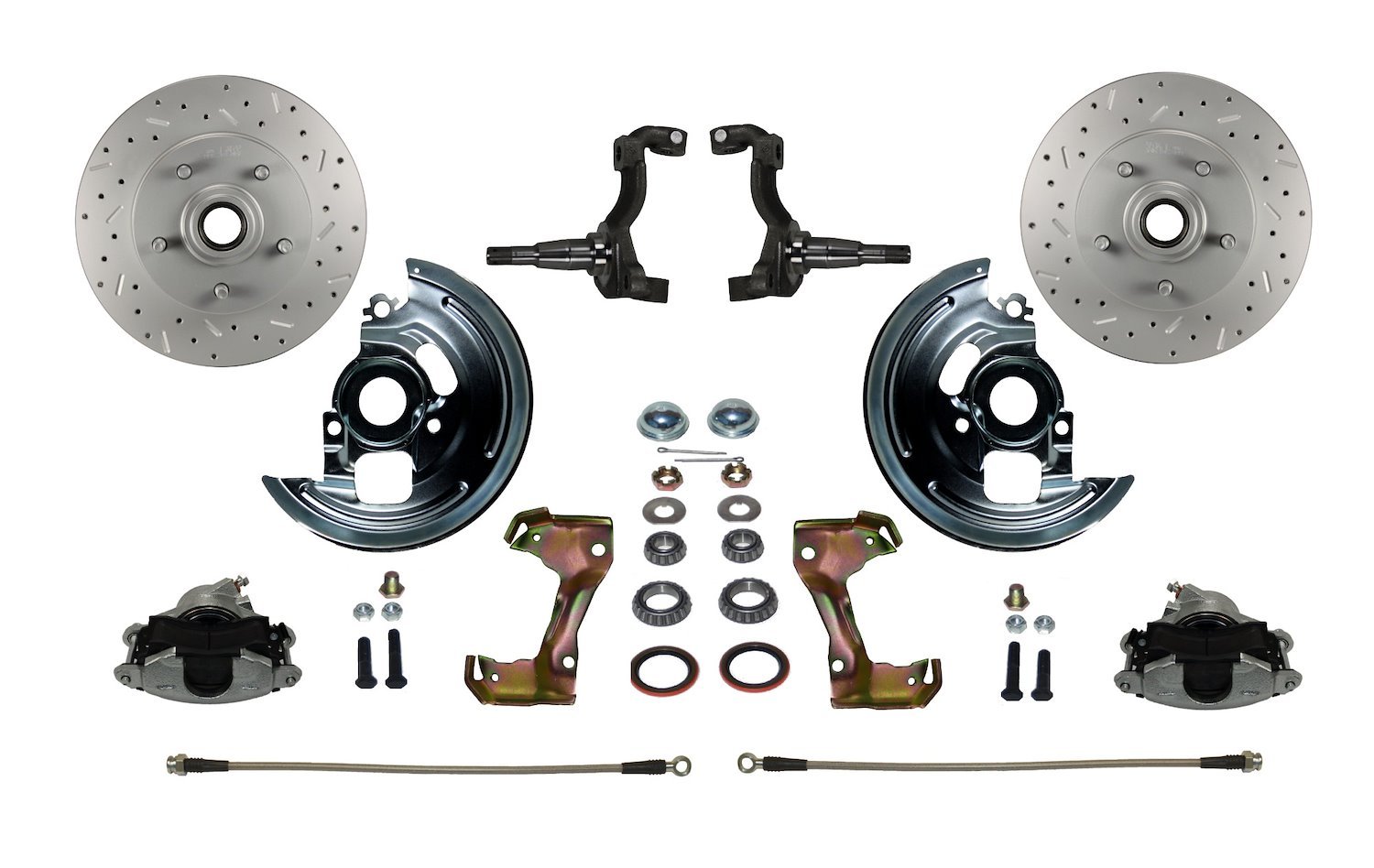 Chevy II/Nova Front Disc Brake Conversion Kit w/Stock Height Spindles