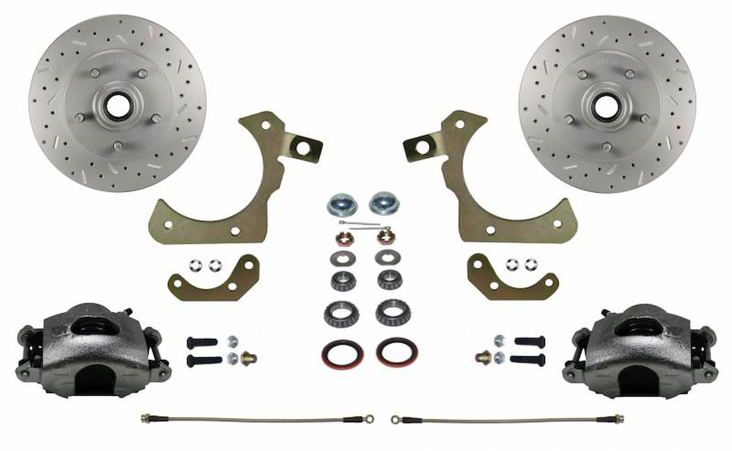 1955-1958 Chevy Tri-Five, GM Full Size Front Spindle Mount Kit w/ Factory Spindles