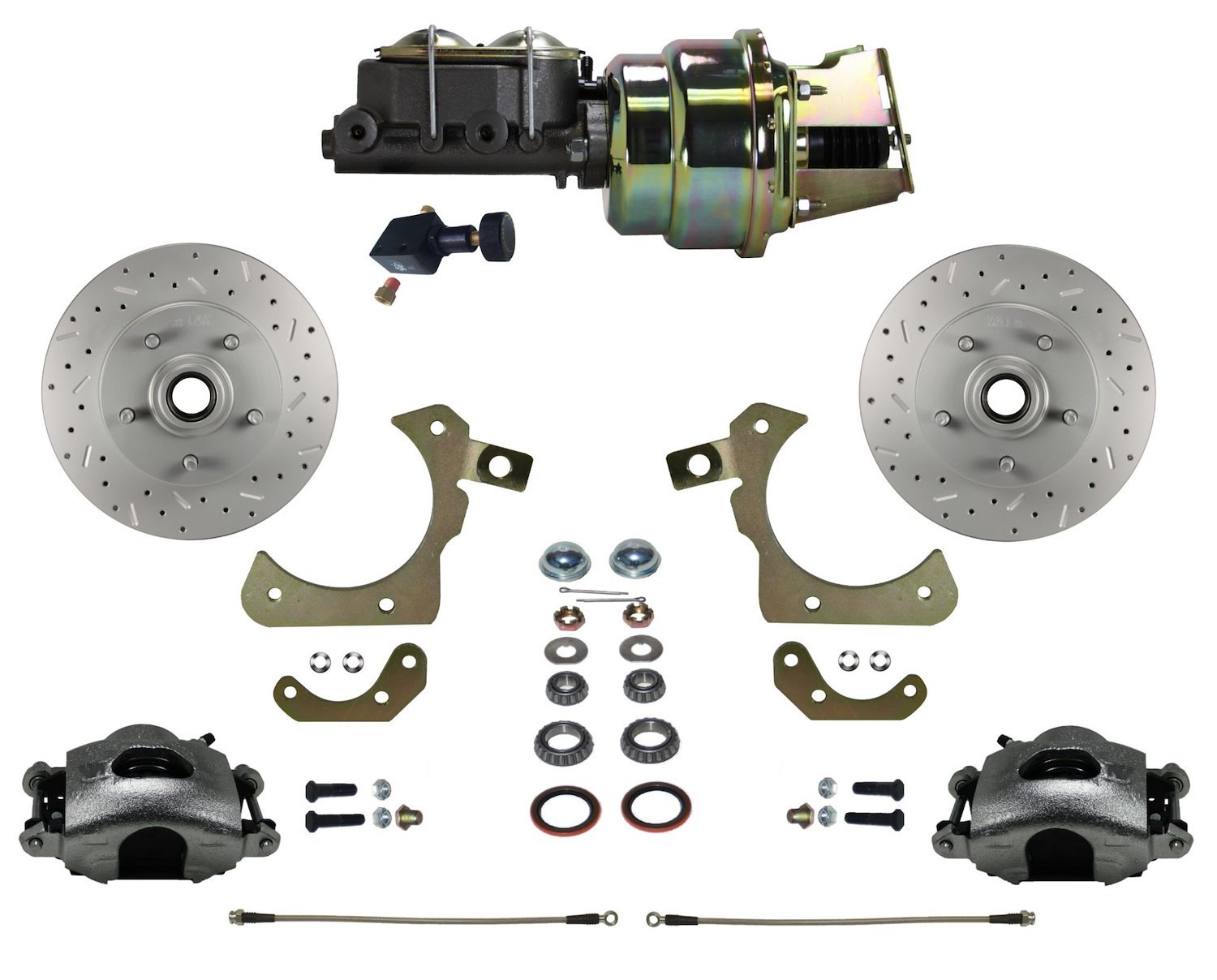 1959-1964 GM B-Body Front Disc Brake Conversion Kit w/ Factory Spindles